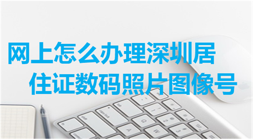 网上怎么办理深圳居住证照片图像号