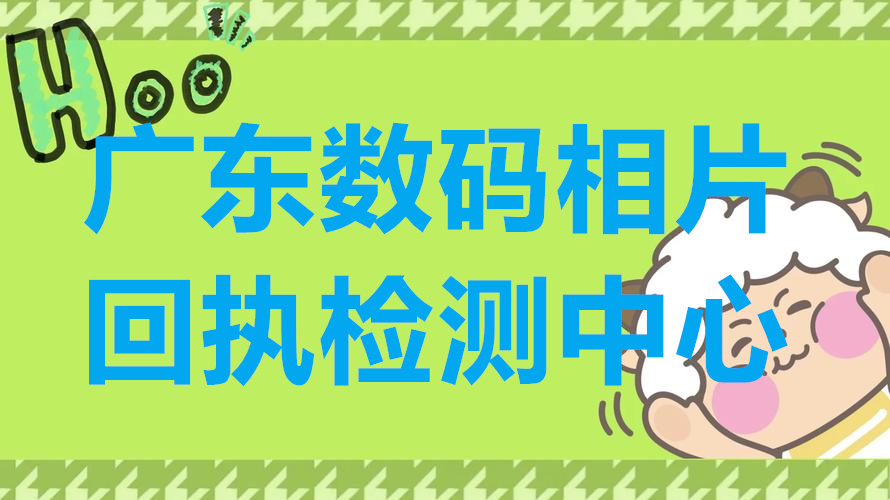 广东数码相片回执检测中心